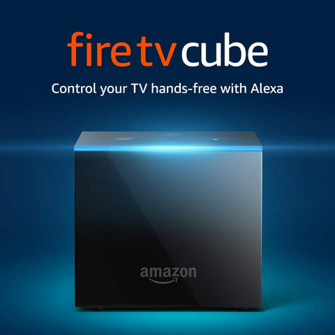 Fire TV Cube, hands-free with Alexa and 4K Ultra HD, streaming media