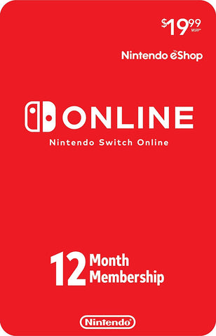 Nintendo Switch Online 12-Month Individual Membership [Digital Code]