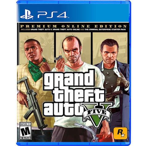 GTA V PREMIUM ONLINE EDITION (PS4)