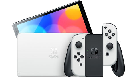 CONSOLA NINTENDO SWITCH OLED BLANCA SIN LAS CORREA DE LOS JOYCON (USADA)