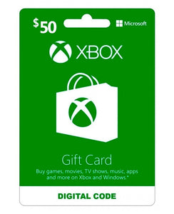 XBOX GIFT CARD $50 (DIGITAL CODE)