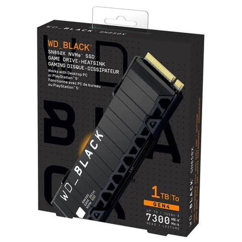 DISCO DURO PLAYSTATION 1TB WD_BLACK, DISIPADOR DE CALOR SSD PS5