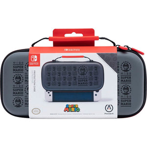 BULTO PROTECTOR SUPER MARIO GRIS CON NEGRO POWERA (NSW)