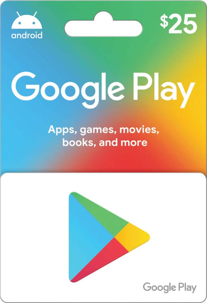 GOOGLE PLAY CARDS $25 (DIGITAL CODE) – Savepoint