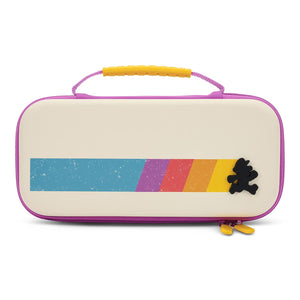 BULTO PROTECTOR NSL BLANCO CON MORADO RAINBOW MARIO (NSW)