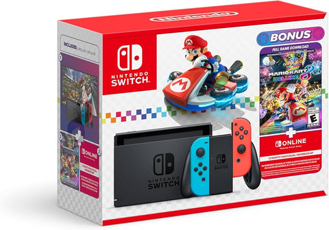 CONSOLA NINTENDO SWITCH V2 MEJORADA MARIO KART 8 BUNDLE