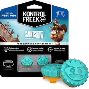 KONTROL FREEK SAINTS ROW VERDE TURQUESA CON NARANJA (PS5)