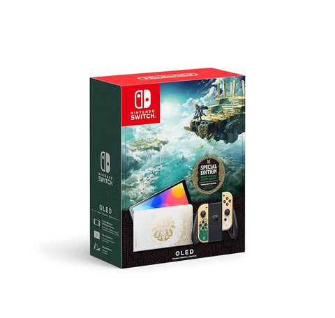 CONSOLA NINTENDO SWITCH OLED ZELDA TEARS OF THE KINGDOM EDITION EN CAJA (USADA)