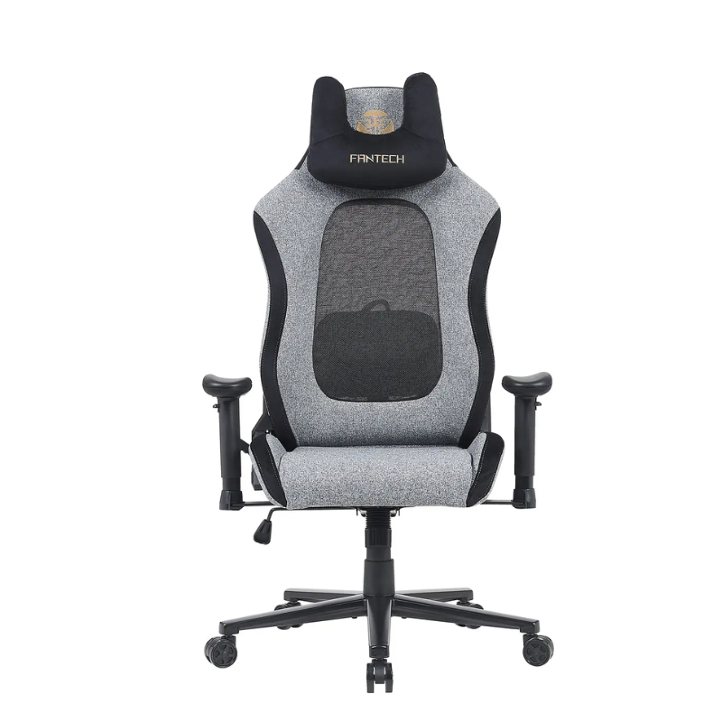 SILLA GAMING FANTECH GRIS RECLINABLE ERGONOMICA (GC-195)