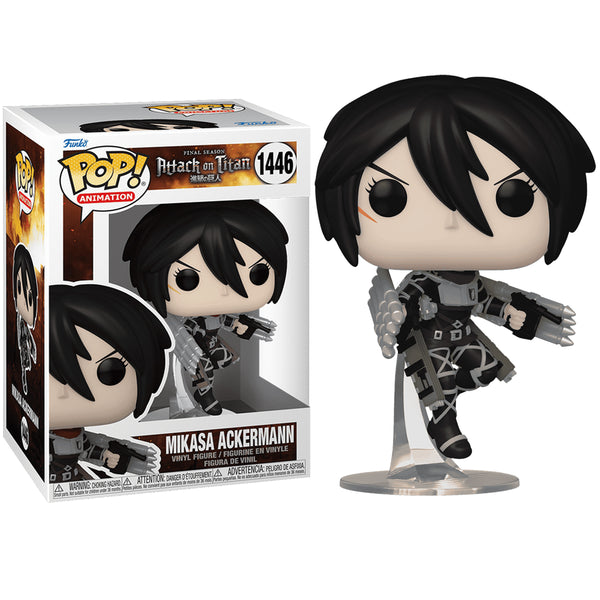 MIKASA ACKERMAN ATTACK ON TITAN FUNKO POP 1446 3.75 PULGADAS