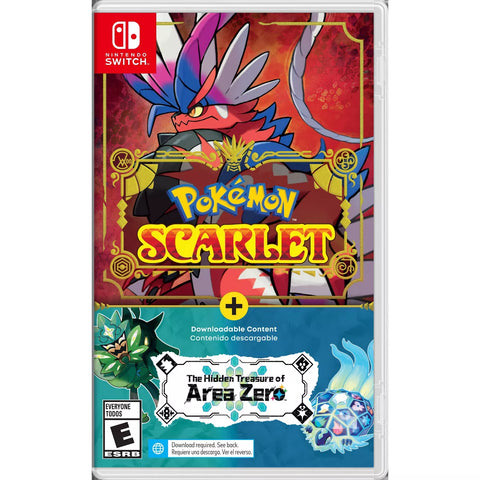 Pokemon Scarlet +DLC the Hidden treasure of Area Zero (NSW)