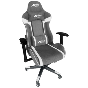SILLA GAMING XCON ZEUS GRIS OSCURO CON BLANCO ERGONÓMICA