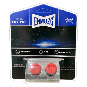 JOY-STICK ENMUZG ROJO CON NEGRO (PS5)