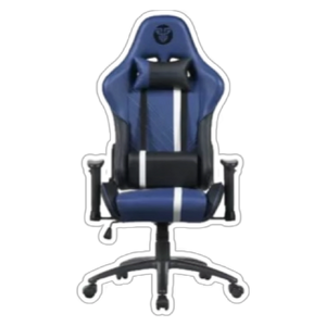 SILLA GAMING FANTECH, LADARE, AZUL CON NEGRO RECLINABLE ERGONÓMICA