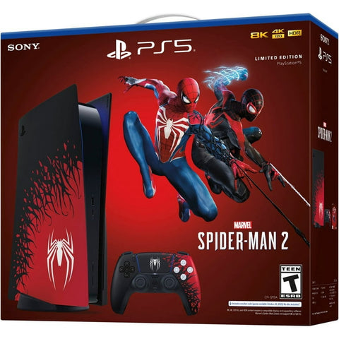 CONSOLA PS5 FAT VERSION DE DISCO 825GB SPIDERMAN 2 LIMITED EDITION BUNDLE