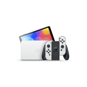 CONSOLA NINTENDO SWITCH OLED BLANCA COMPLETA SIN CAJA (USADA)