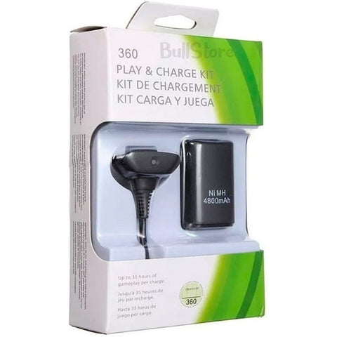 BATTERY PACK NEGRO (XBOX 360)