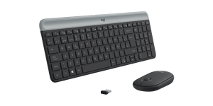 TECLADO Y MOUSE INALAMBRICO SLIM LOGITECH MK470, GRAPHITE