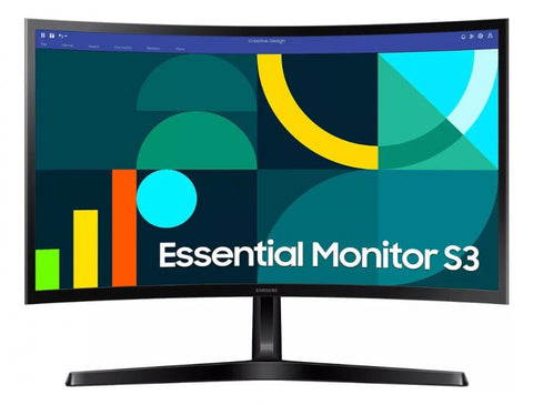 MONITOR GAMING 24”SAMSUNG ESSENTIAL S3CURVO,100HZ,VA,4MS, FHD (1920 X 1080),3000:1,1800R