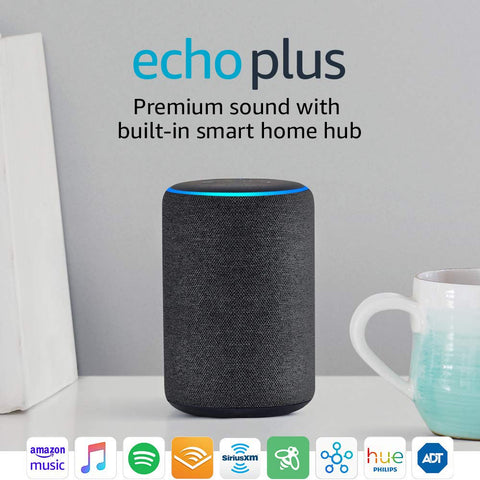 Echo Plus (2nd Gen) - Premium sound with built-in smart home hub