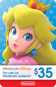 eCash - Nintendo eShop Gift Card USD$35 - Switch / Wii U / 3DS [Digital Code]