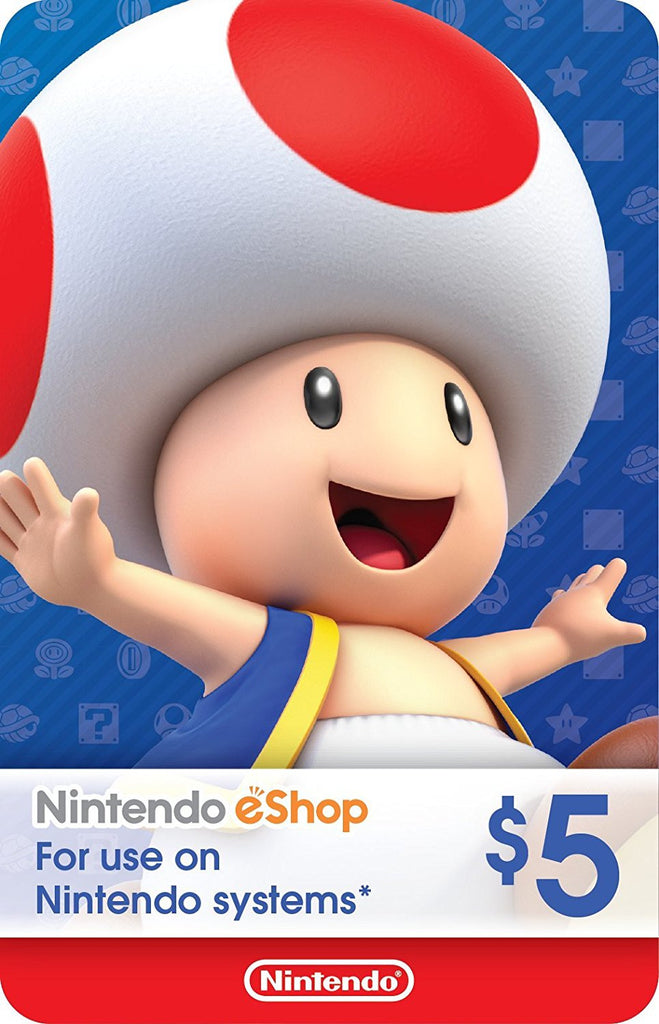 eCash - Nintendo eShop Gift Card USD$5 - Switch / Wii U / 3DS [Digital Code]