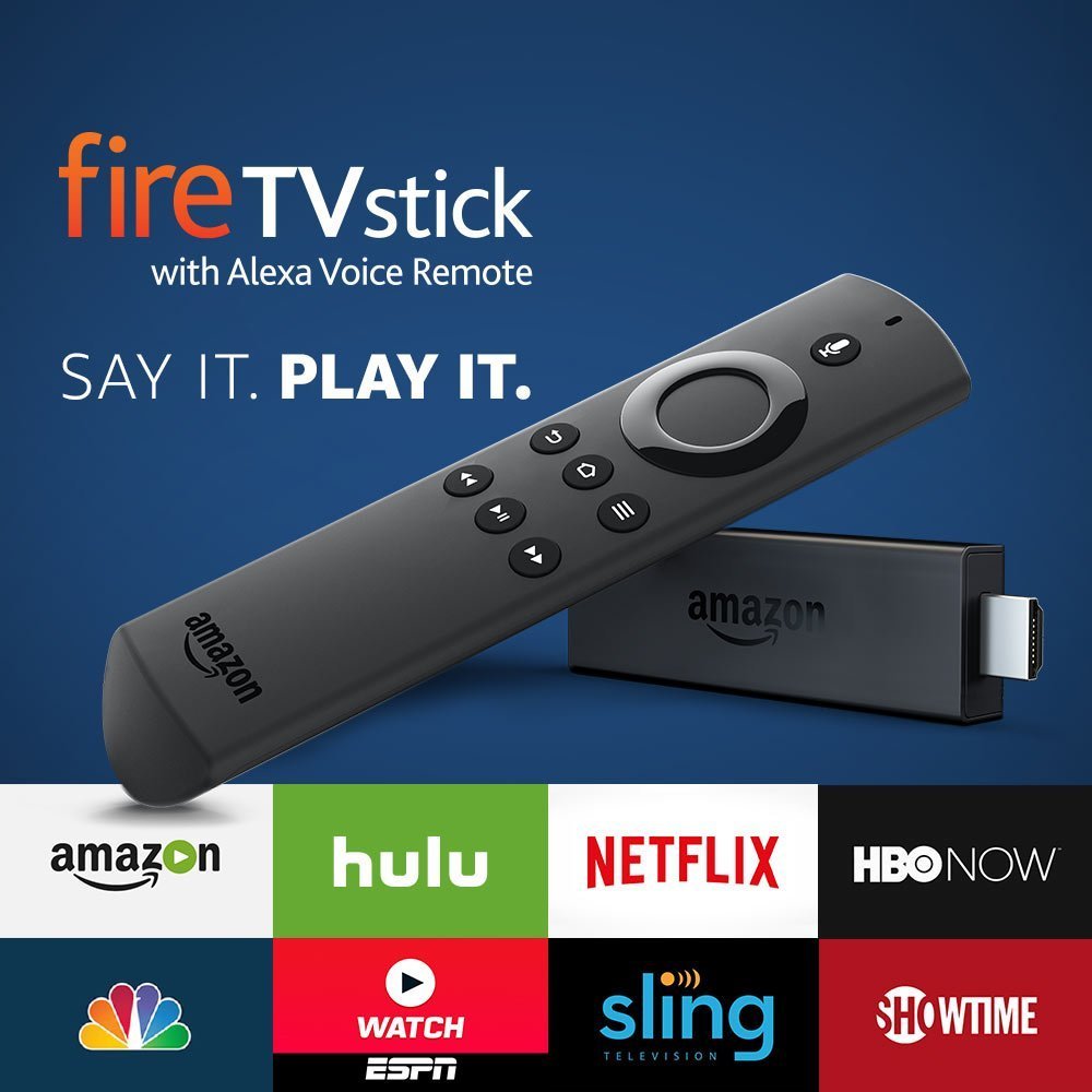 Fire TV Stick with Alexa Voice Remote, Streaming Media Player